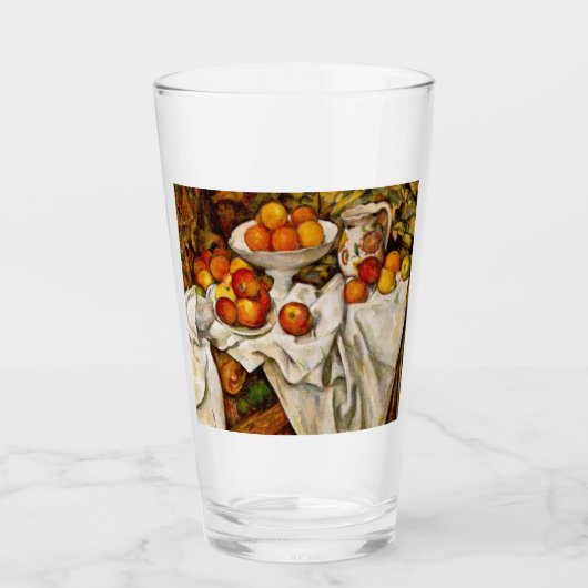 Verre Paul Cezanne Pommes Oranges Impressionnisme (Devant)