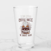 Verre Pause café - Thème Halloween (Dos)