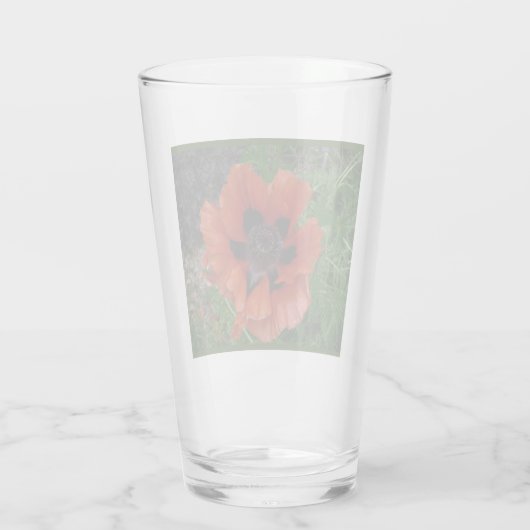 Verre Pavot oriental (Dos)