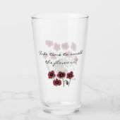 Verre Pavots pour l'art populaire d'Ukrainien de (Dos)