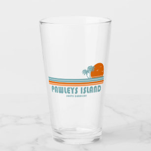 Verre Pawleys Island Caroline du Sud Sun Palm Trees