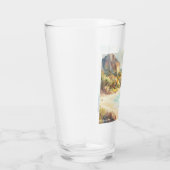 Verre Paysage avec mer et voiliers (Droite)