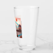 Verre Paysage Blue Rainbow (Gauche)