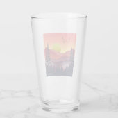 Verre Paysage des monts Crimson (Dos)