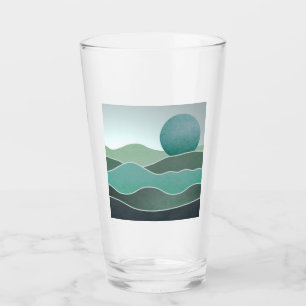 Verre Paysage du monde Turquoise
