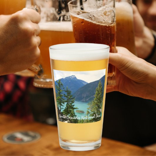 Verre Paysage du parc national de North Cascades