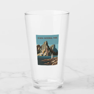 Verre Paysage du parc national Retro Acadia