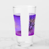 Verre Paysage naturel avec Arrière - plan pourpre (Gauche)