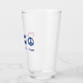 Verre Peace Love Colorado (Gauche)