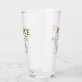 Verre Peace Love et Country Music (Gauche)