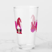 Verre Peace Love Gnome | Sublimation de la Saint Valenti (Gauche)