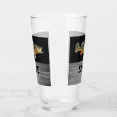 Verre Peacock Basse Pêche Bière Pêcheur Pêcheur pêcheurs (Gauche)