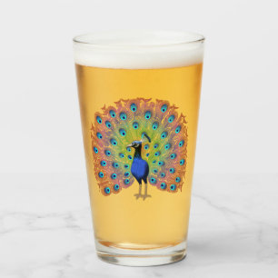 Verre Peacock coloré