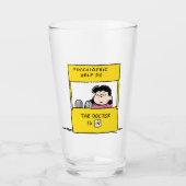 Verre Peanuts | Lucy & the Doctor Is In (Devant)