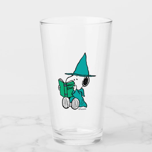 Verre Peanuts Snoopy Potions Magiques Halloween (Devant)