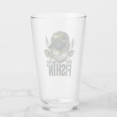Verre Pêche à la basse drôle (Dos)