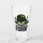 Verre Pêche à la basse drôle (Devant)