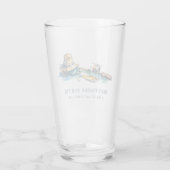 Verre Pêche fête d'anniversaire Personnalisé Funny (Dos)