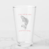 Verre Pêche : La seule fois que c'est... - Pêche Bière (Dos)