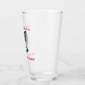 Verre Pêche : La seule fois que c'est... - Pêche Bière (Gauche)