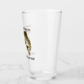 Verre Pêche : La seule fois que c'est... - Pêche Bière (Gauche)