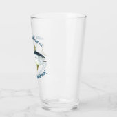 Verre Pêche : La seule fois que c'est... - Pêche Bière (Gauche)