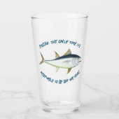 Verre Pêche : La seule fois que c'est... - Pêche Bière (Devant)