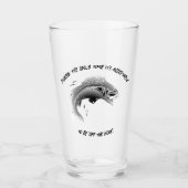 Verre Pêche : La seule fois que c'est... - Pêche Bière (Devant)