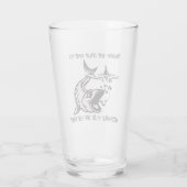 Verre Pêche : La seule fois que c'est... - Pêche Bière (Dos)