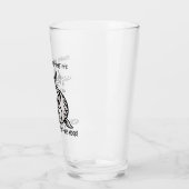 Verre Pêche : La seule fois que c'est... - Pêche Bière (Gauche)