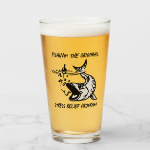 Verre Pêche : Le stress d'origine... - Bière de pêche