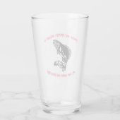 Verre Pêche : L'excuse parfaite... - Pêche Bière (Dos)