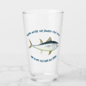 Verre Pêche : Où le plus grand poisson... - Pêche Bière (Devant)