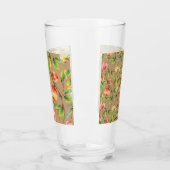 Verre Pêche sur l'arbre (Gauche)