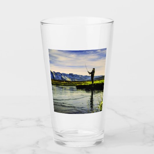 Verre Pêcheur du lac Mountain (Devant)