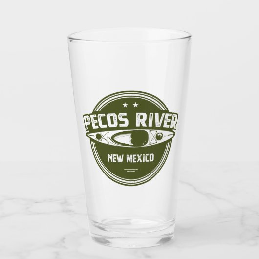 Verre Pecos River Nouveau Mexique Kayak (Devant)