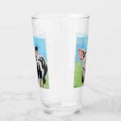 Verre Peinture de Cochon Heureux (Droite)