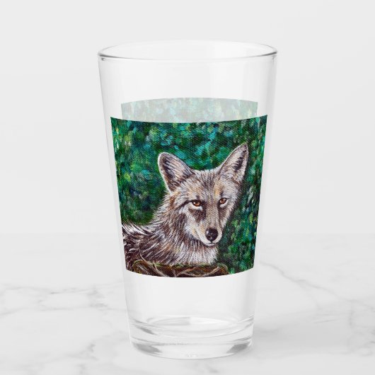 Verre Peinture de jardin Coyote (Devant)