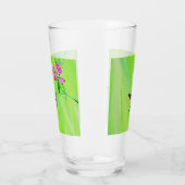 Verre Peinture des colibris et des petits pois (Gauche)