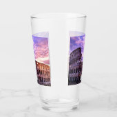Verre Peinture du Colisée à Rome au coucher du soleil (Droite)