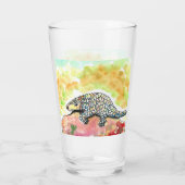 Verre Peinture Pangolin mignonne (Dos)