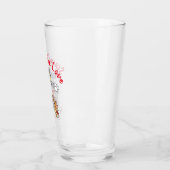 Verre Peinture Tom & Jerry Coeurs de Saint-Valentin (Gauche)