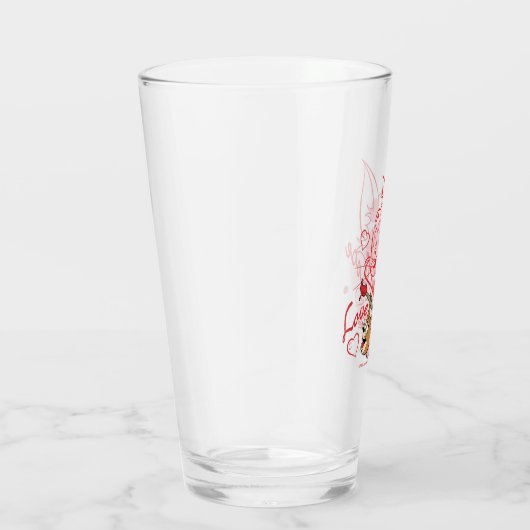 Verre Peinture Tom & Jerry Valentine (Droite)