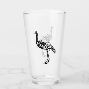 Verre - pénis au pied du cul de la coupe