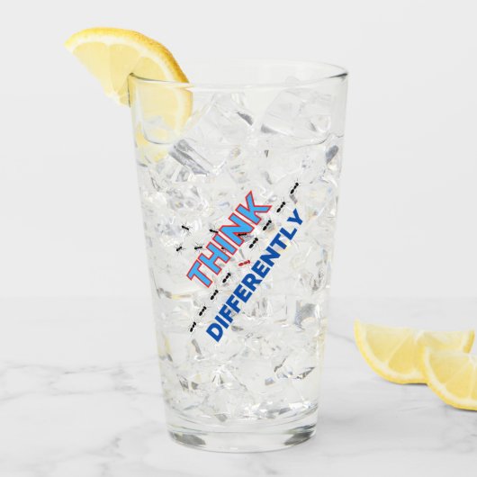 Verre Penser différemment 6.w (Devant glace)