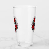 Verre Pentagramme aux roses rouges (Gauche)