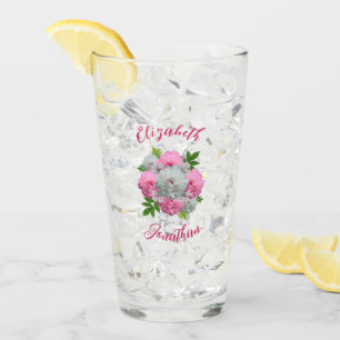 Verre Peony Bouquet Mariage
