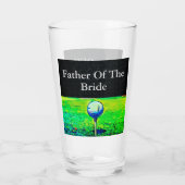Verre Père de la Mariée Golf Sports Mariage Bachelor (Dos)