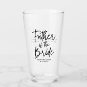 Verre Père de la mariée Mariage personnalisé (Devant)