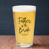 Verre Père de la mariée Mariage personnalisé